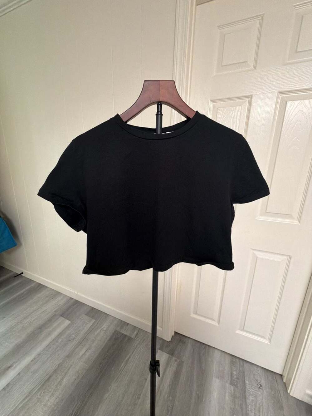 Princess Polly Black Crop Top Size US 12